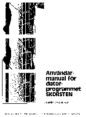 Manual för datorprogrammet SKORSTEN